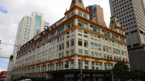 Corner of Downing Centre Courthouse