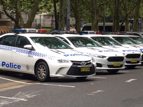 NSW Police cars