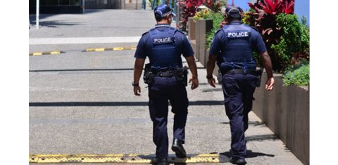 Police Officers walking