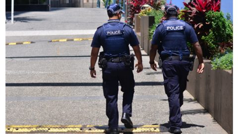 Police Officers walking