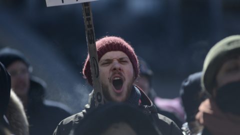 protester