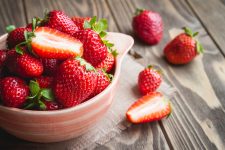 Strawberries in a bowl