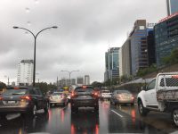 Photo of Sydney's traffic in the rain