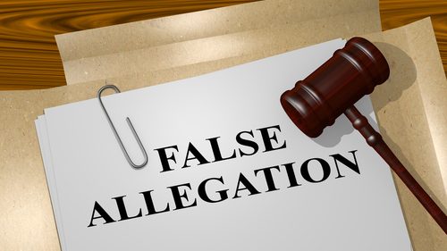 False sexual assault allegations