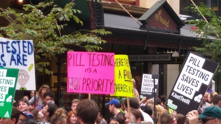 Sydney Rallies for pill testing