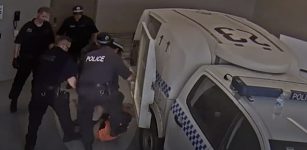 Police assault on Australia day