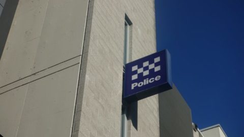 police sign