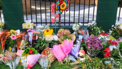 Christchurch memorial flowers