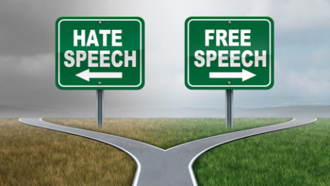 Hate speech vs free speech