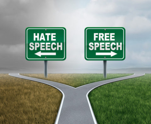 Hate speech vs free speech