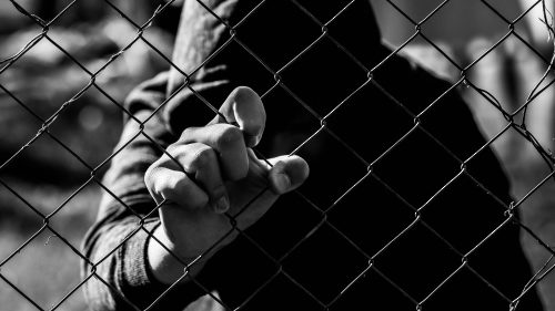 Young detainee