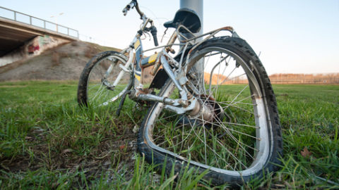 Damaged bike