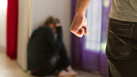 Man and domestic violence