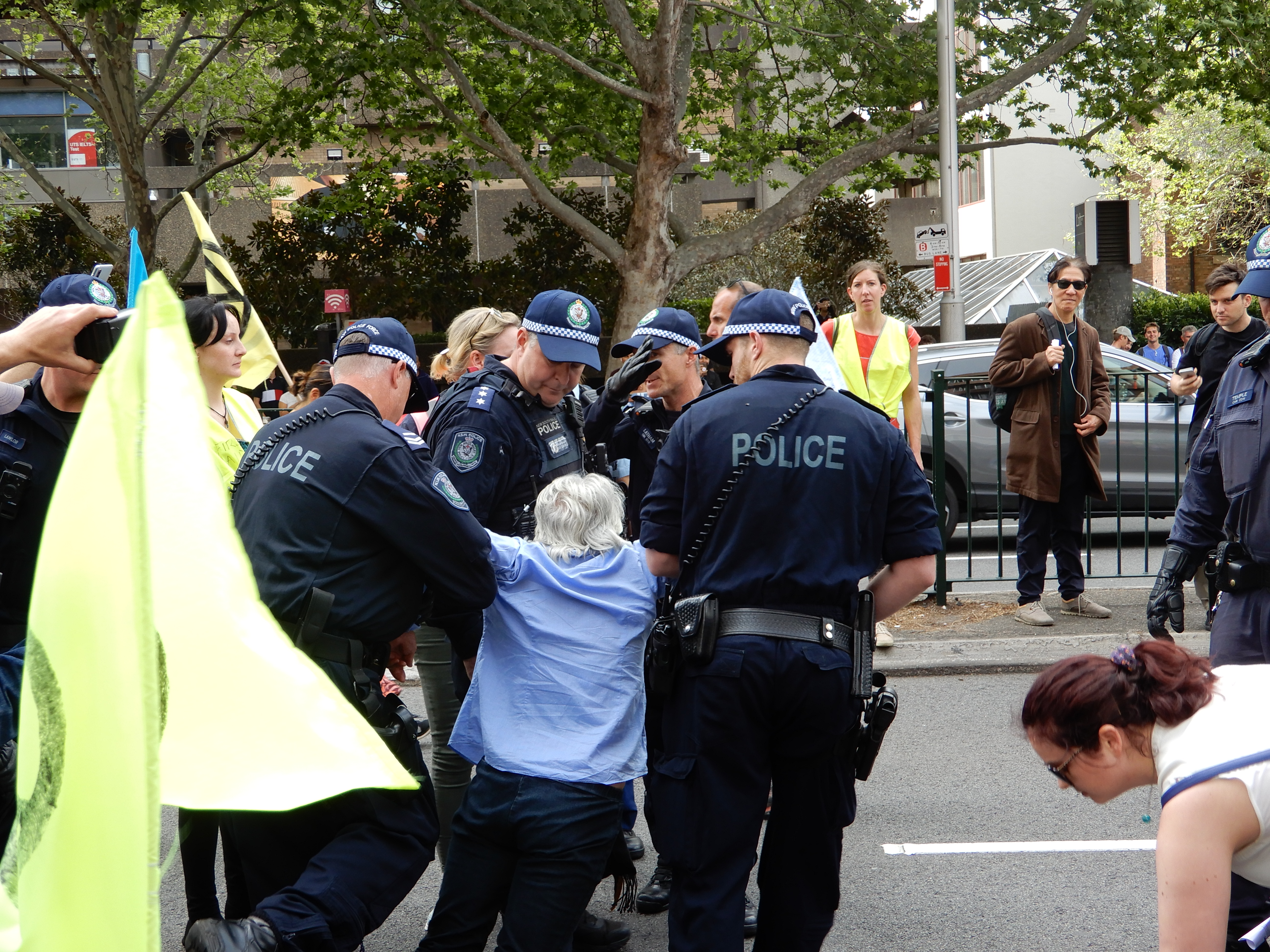 Climate protesters