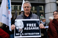 Julian Assange protest