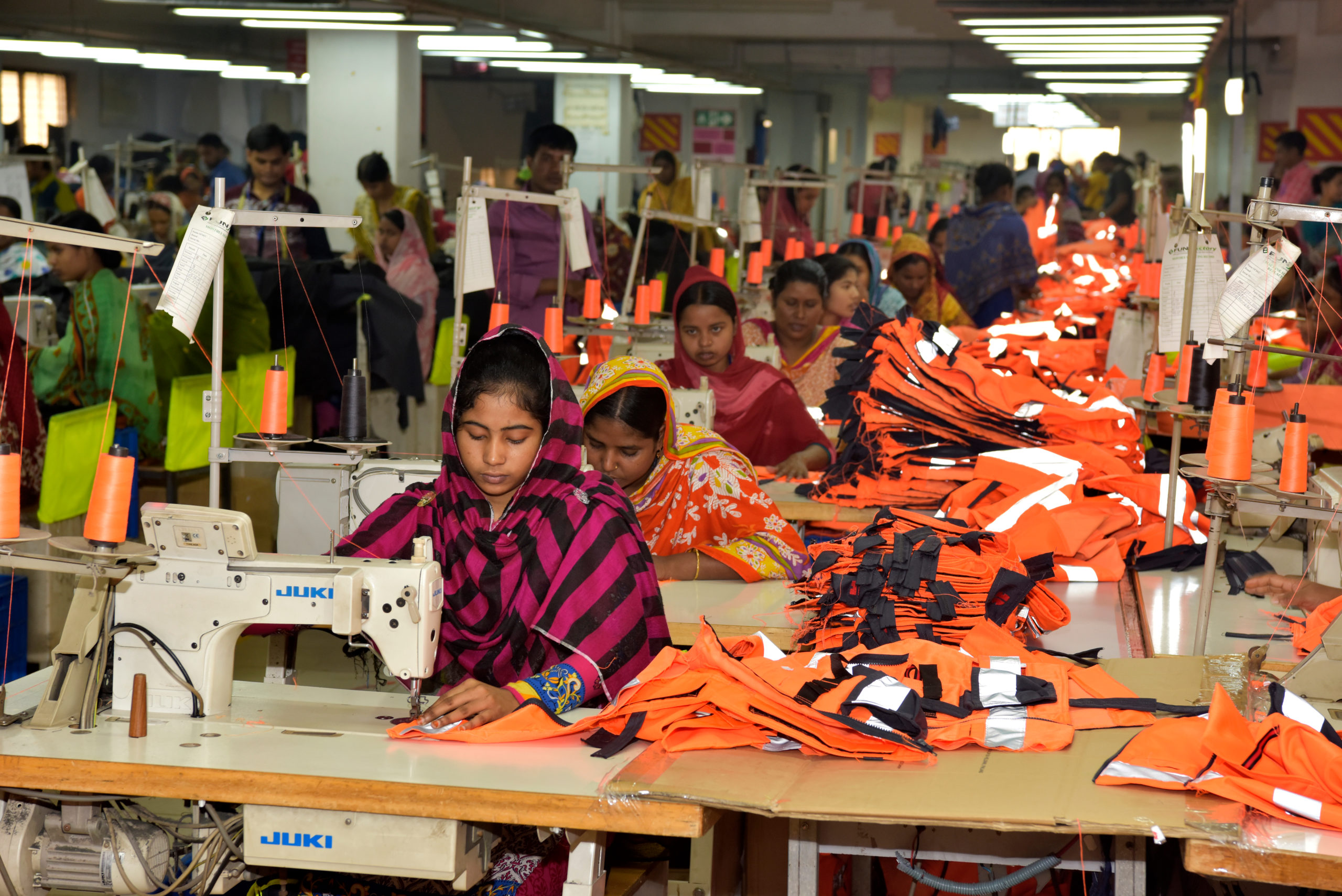 Factory garment worker