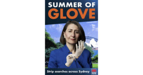 Summer of glove sign artwork
