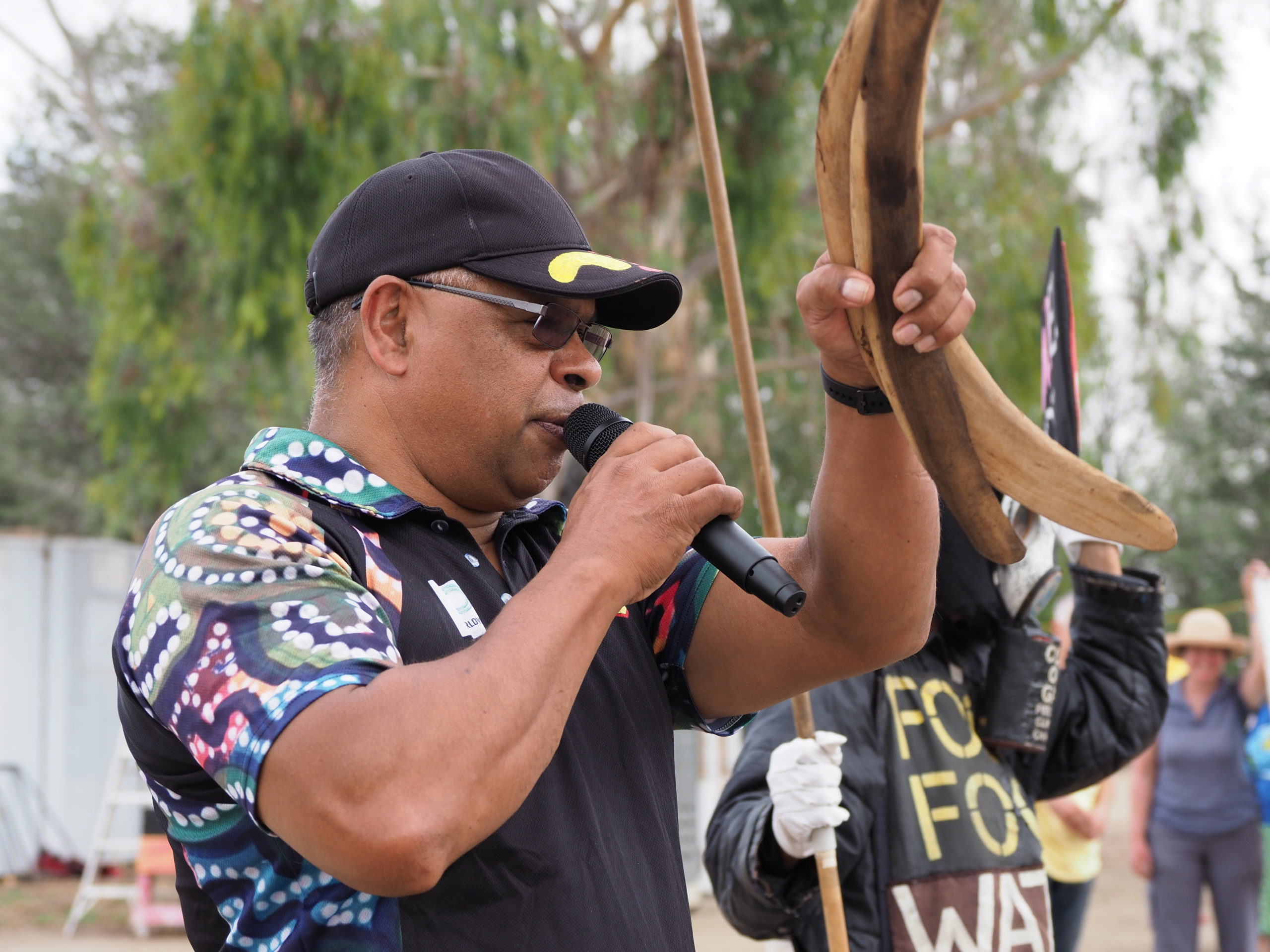 Aboriginal man and climate change