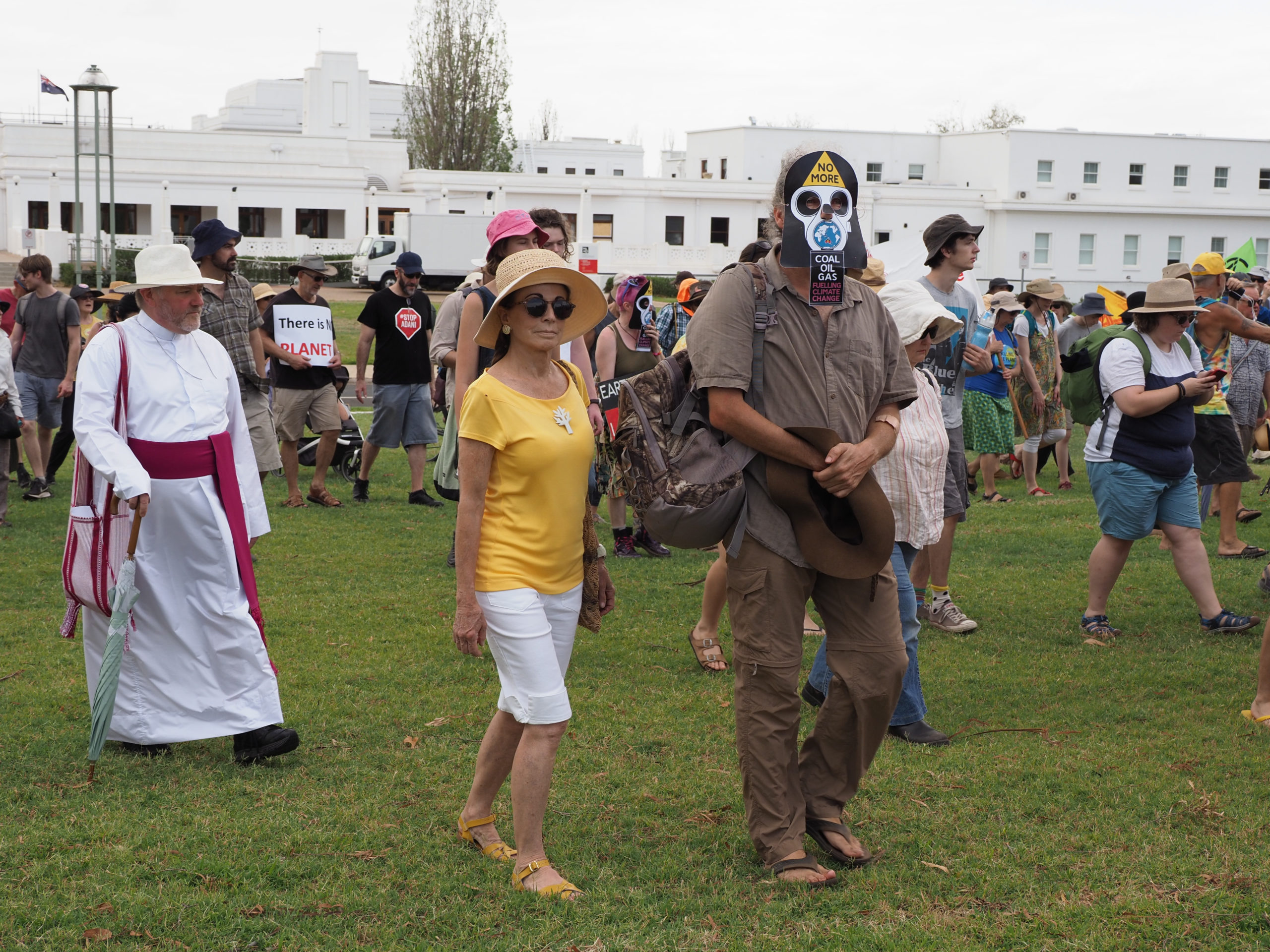 Climate change protest