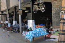 Homeless in Martin Place