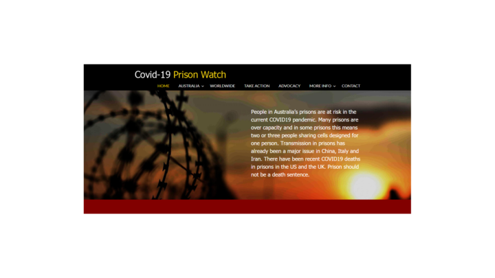 COVID Prison Watch website