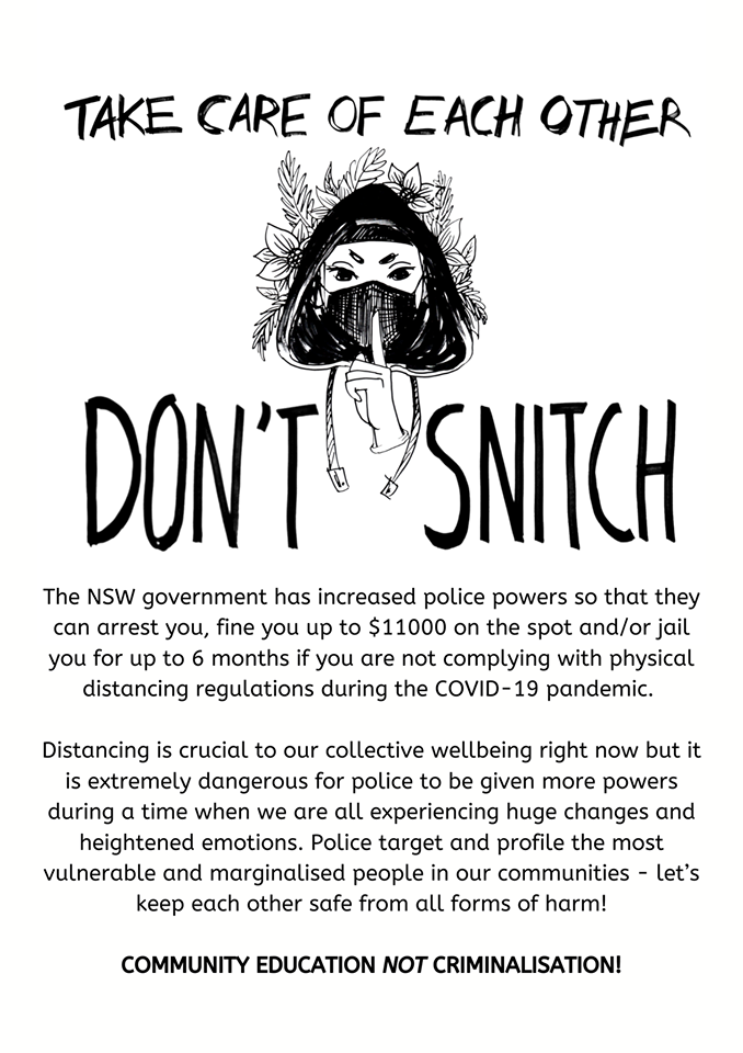Don't snitch