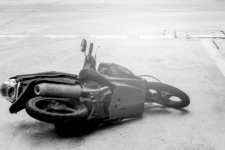 Motorbike crash