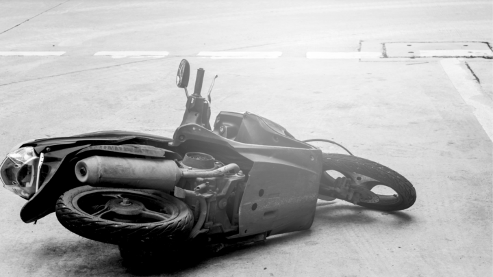 Motorbike crash