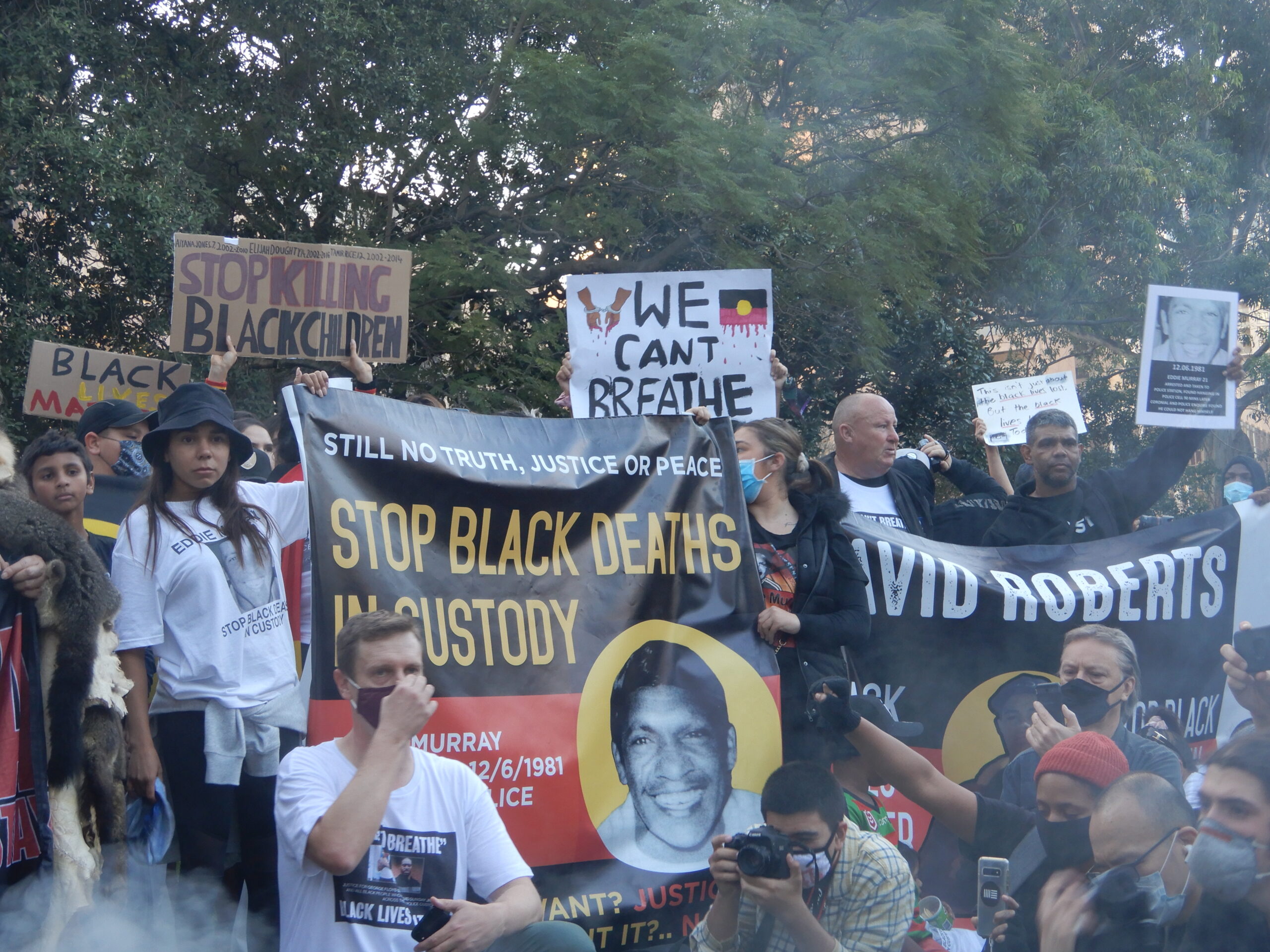 Thousands gathered in the park for change