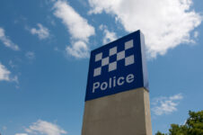 Police sign in Queensland