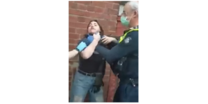 Victoria police choking woman