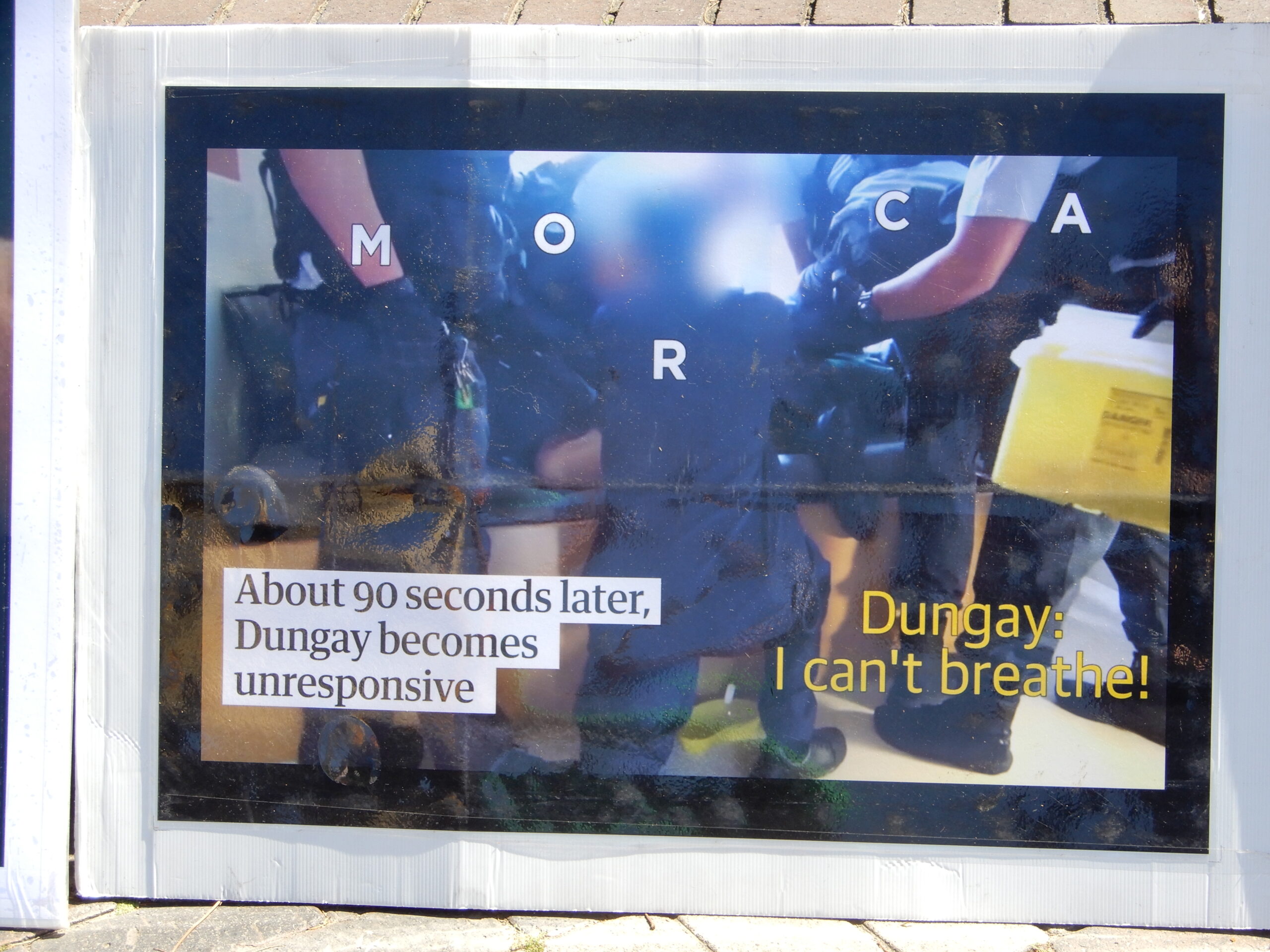 CCTV image of the killing of David Dungay Junior