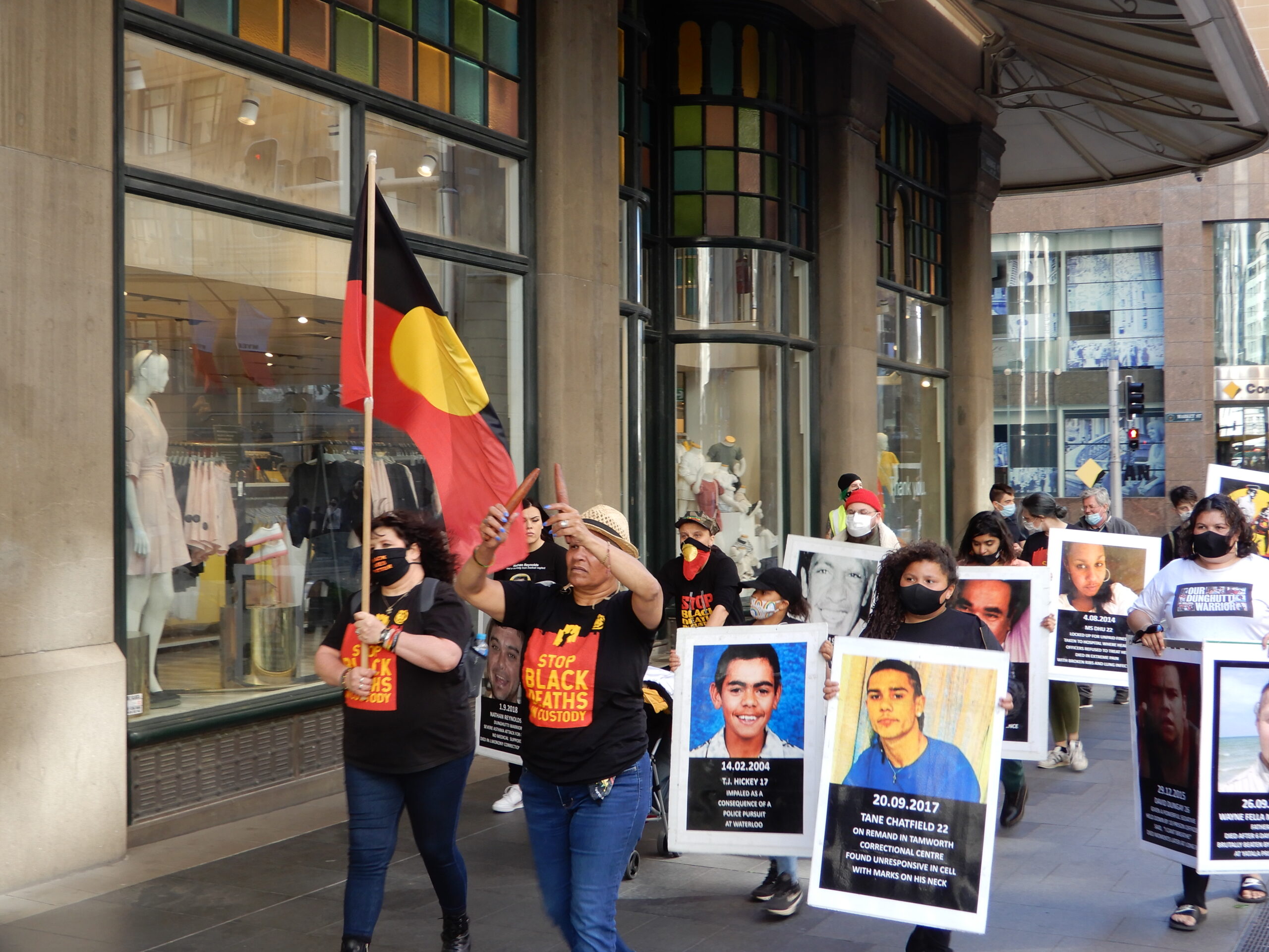 The silent march through Sydney CBD