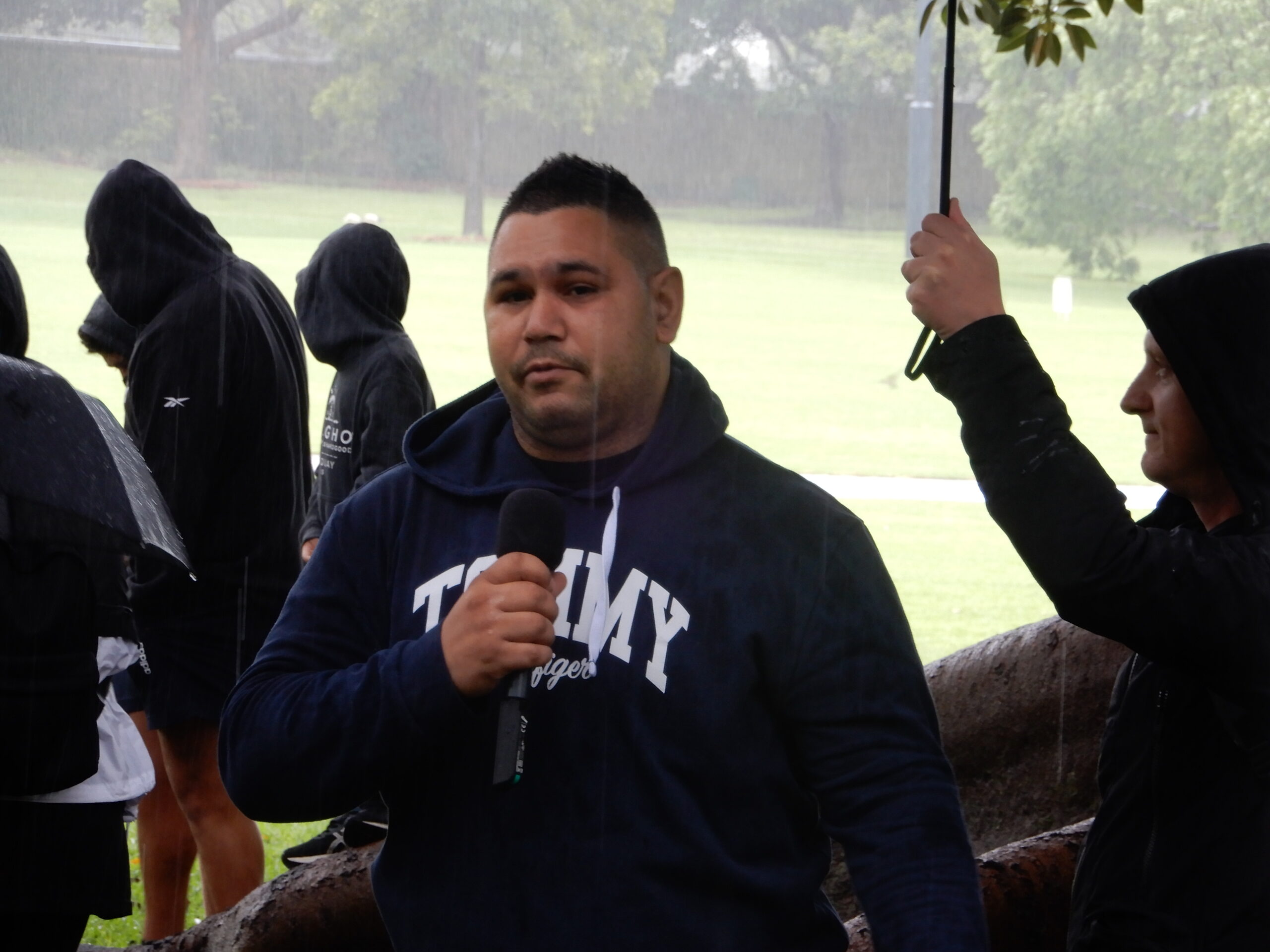 Deadly Connection’s Keenan Mundine at Djarrbarrgalli