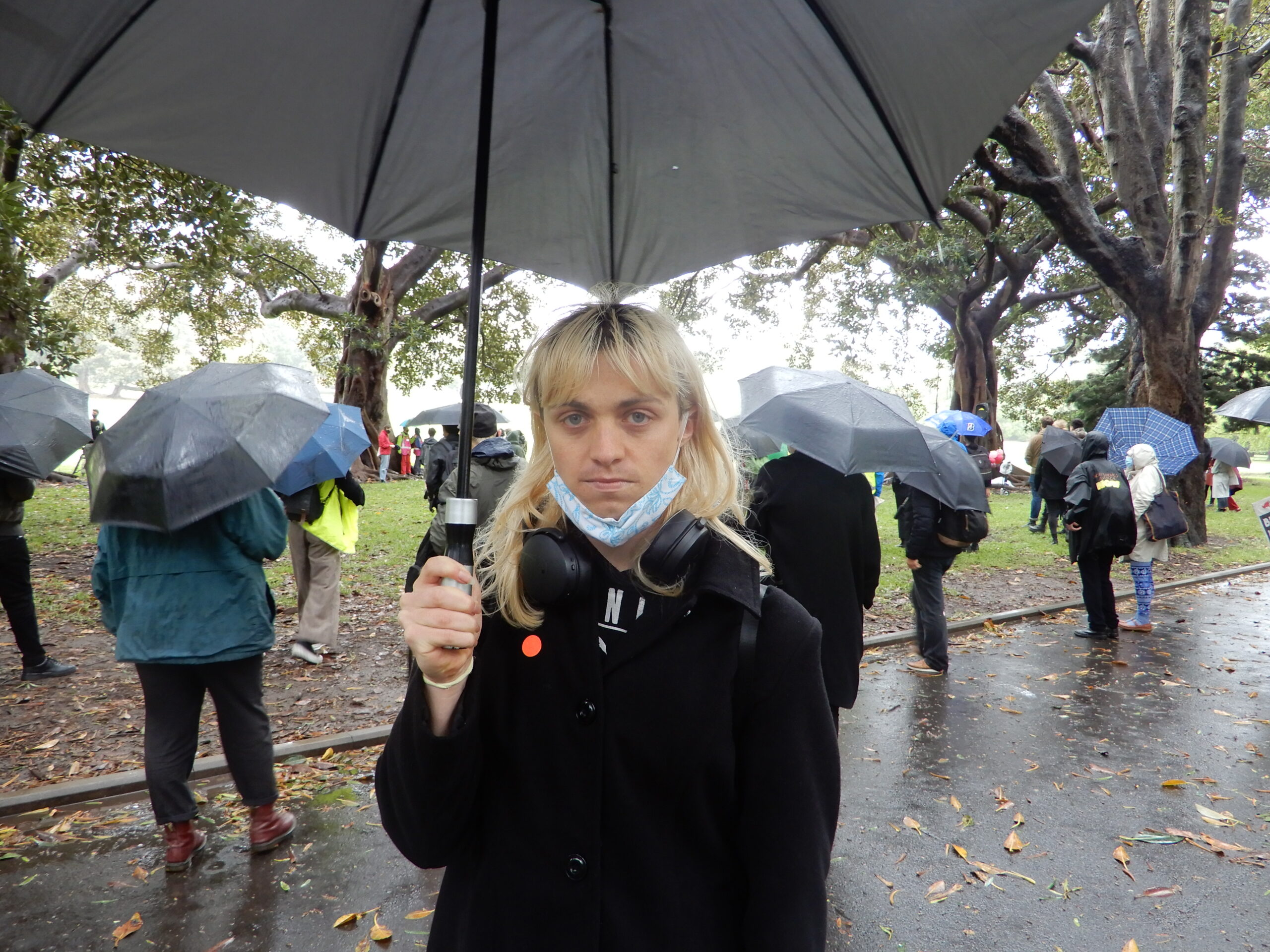 Heavy-handed policing at the Protect Trans Kids march