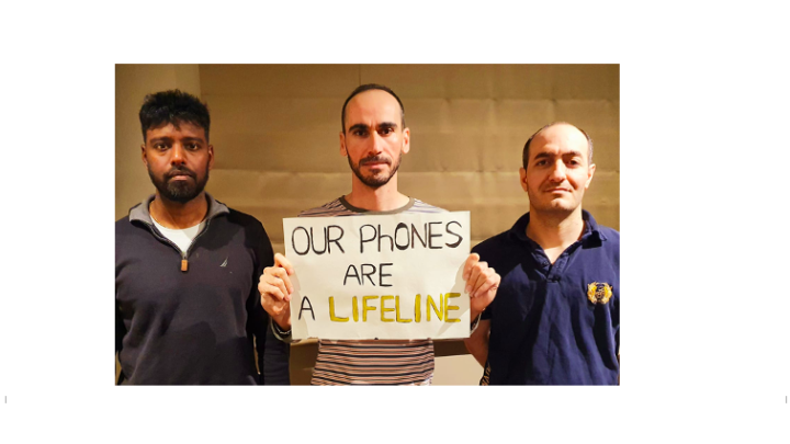 Refugees and phones lifeline