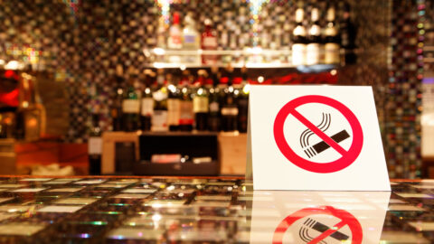 No smoking bar