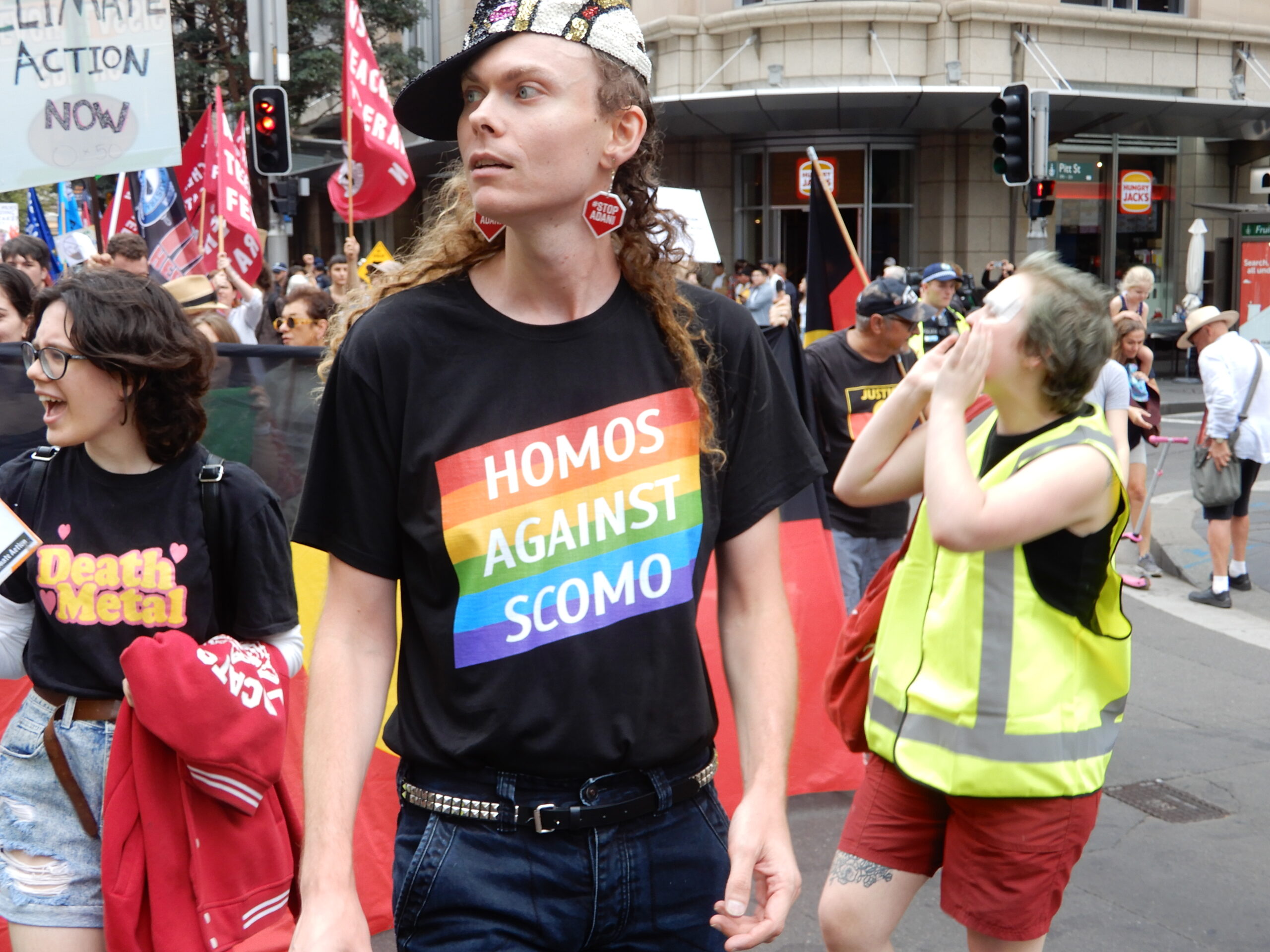 Pride in Protest spokesperson Evan Van Zijl