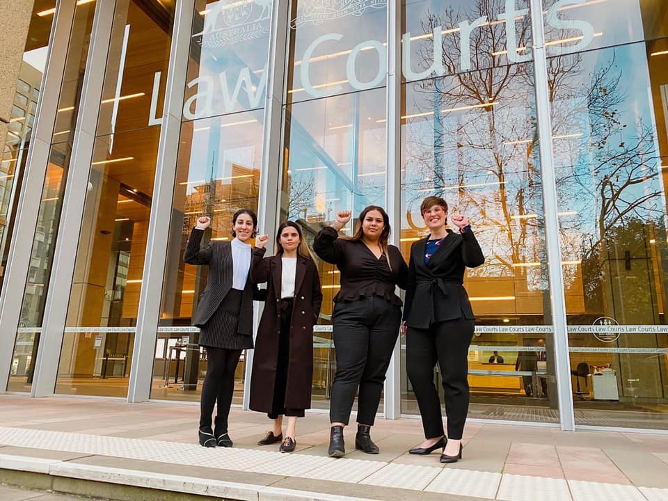 Following the Supreme Court victory solicitor Sidnie Sarang, Black Lives Matter rally organisers Taylah Gray and Tameeka Tighe, and barrister Felicity Graham