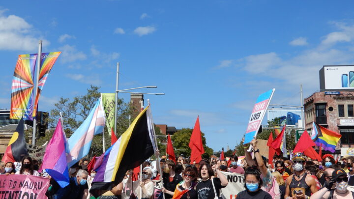Mardi Gras Protest