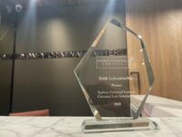 Sydney Criminal Lawyers Scholarship trophy
