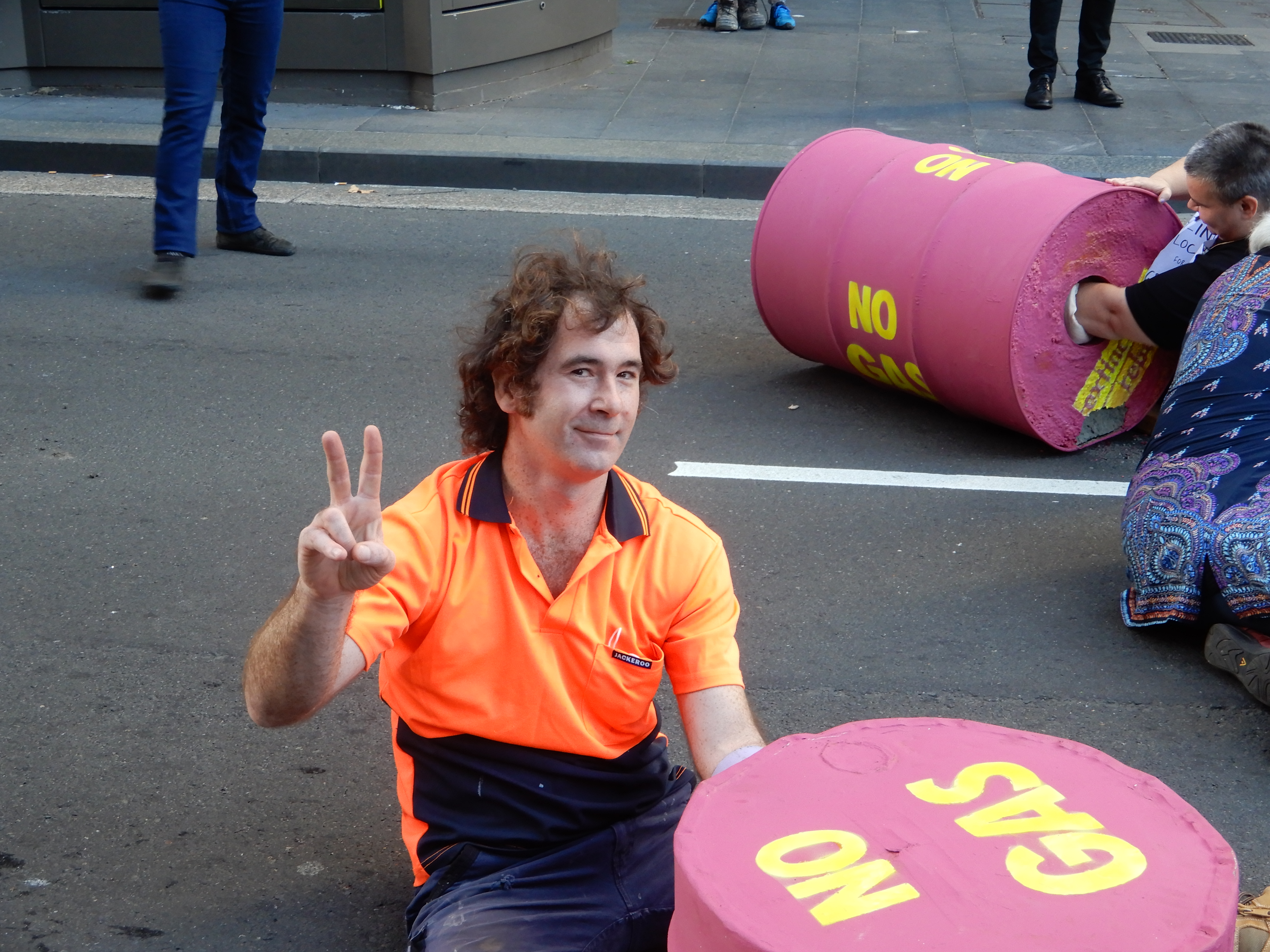 Seasoned rebel Alex McDonald waits for the police to arrest him for a third time