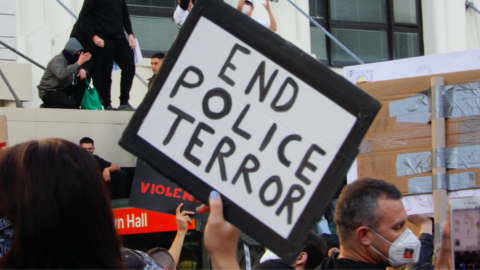 Swan River protest