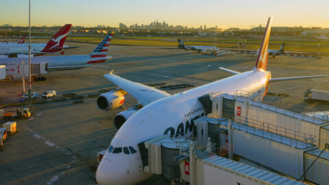 Qantas plane