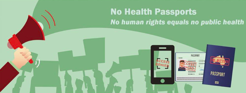 No health passports poster
