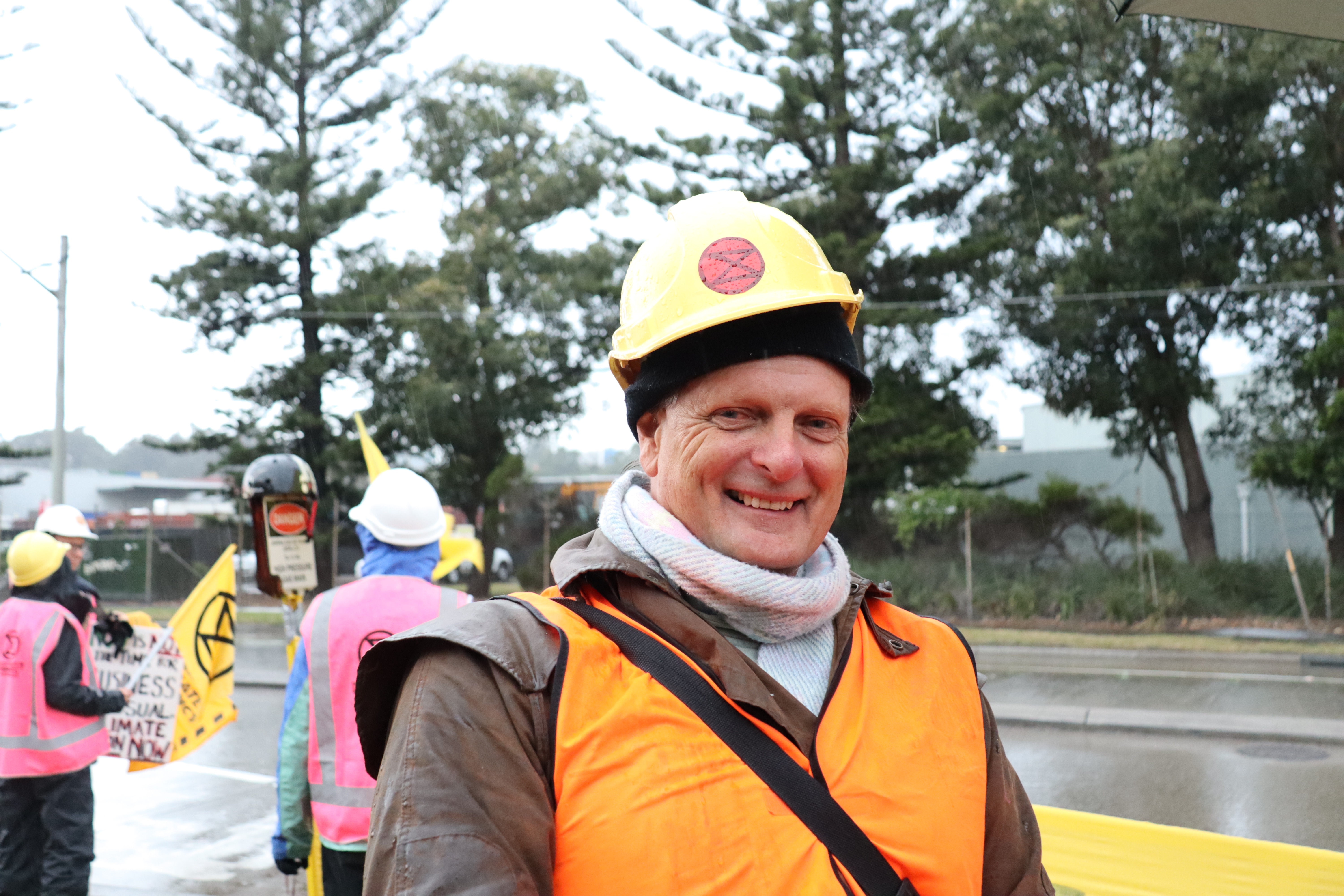 Port Botany Blockade organiser James Langley