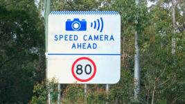 Speed camera ahead