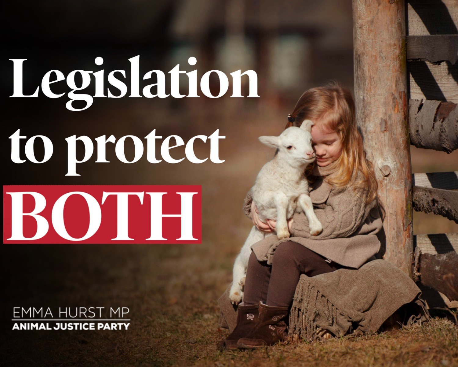 The Animal Justice Party is campaigning for laws that prevent convicted animal abusers from working with children