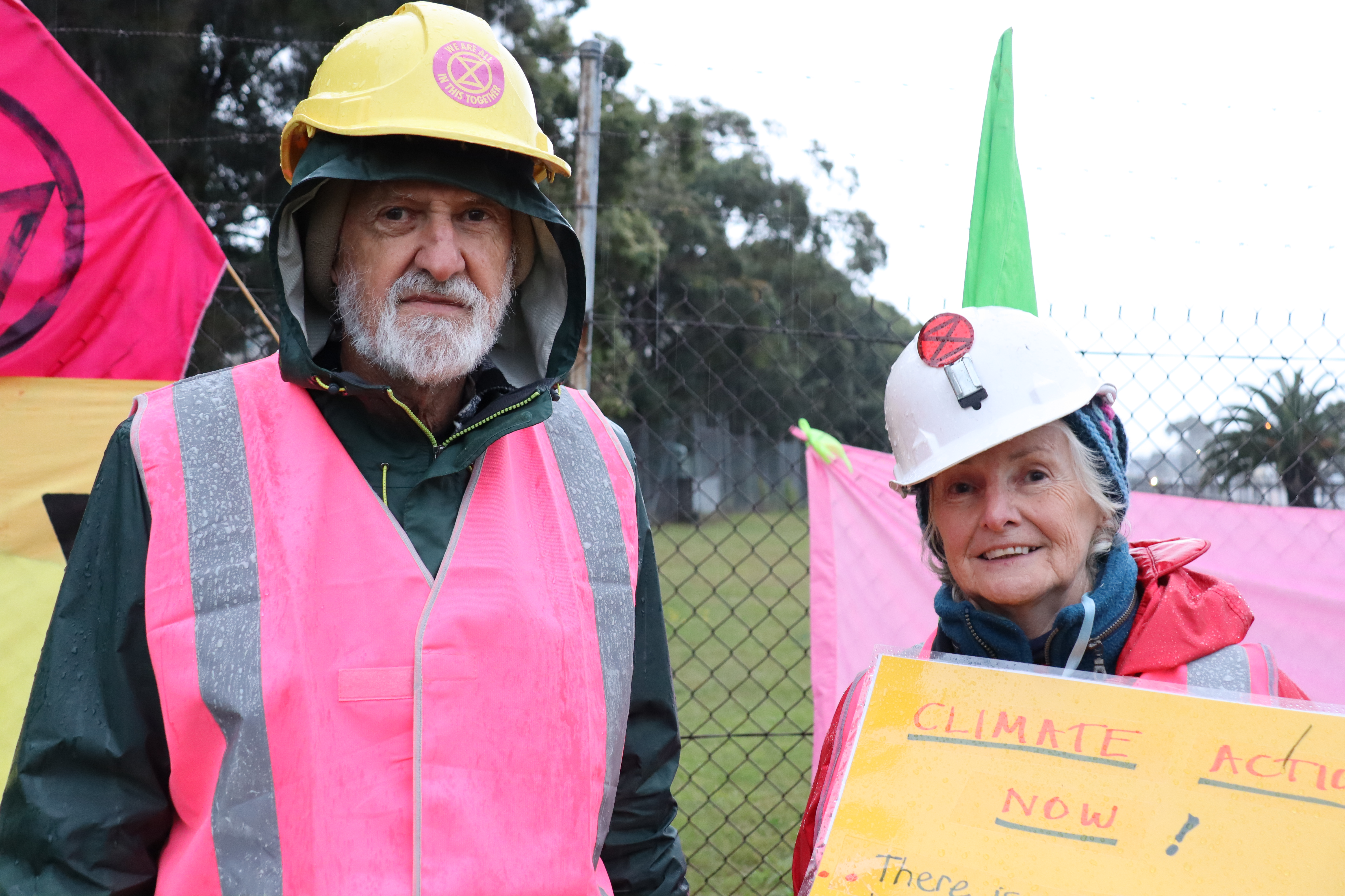 XR activists Fran Fagan and Paul Osbourne