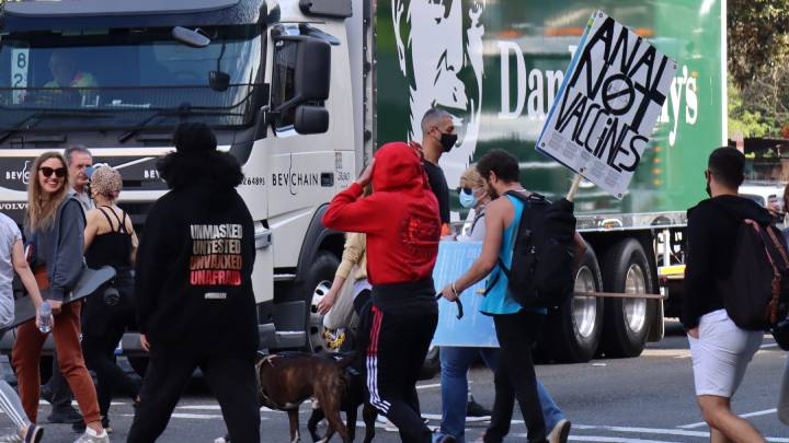 Unafraid protester